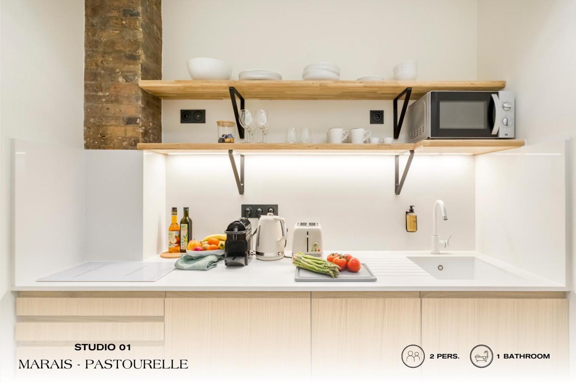Beauquartier - Marais, Pastourelle Leilighet Paris Eksteriør bilde