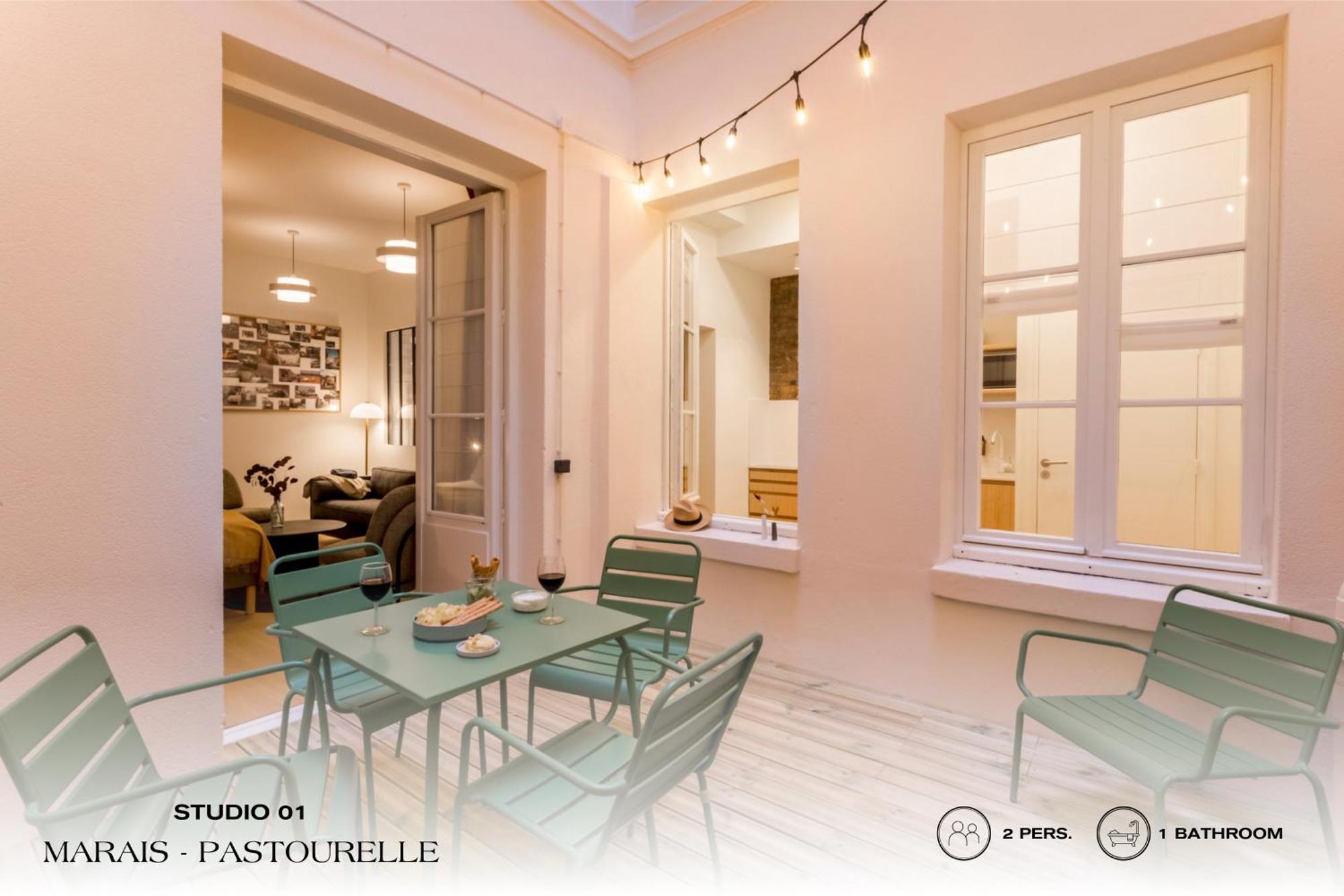 Beauquartier - Marais, Pastourelle Leilighet Paris Eksteriør bilde