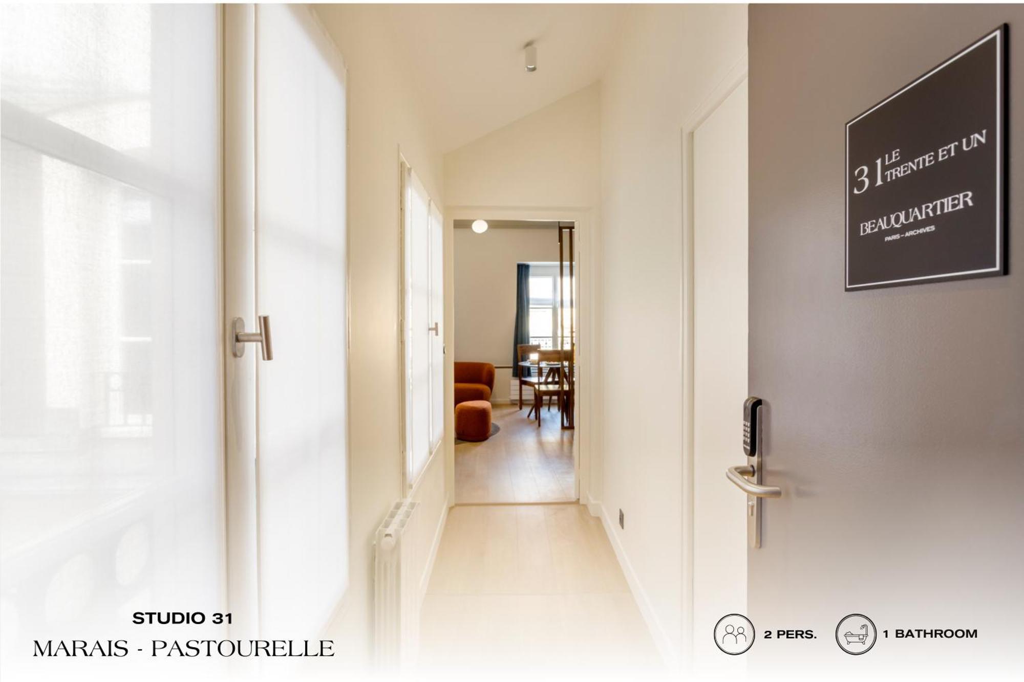 Beauquartier - Marais, Pastourelle Leilighet Paris Eksteriør bilde