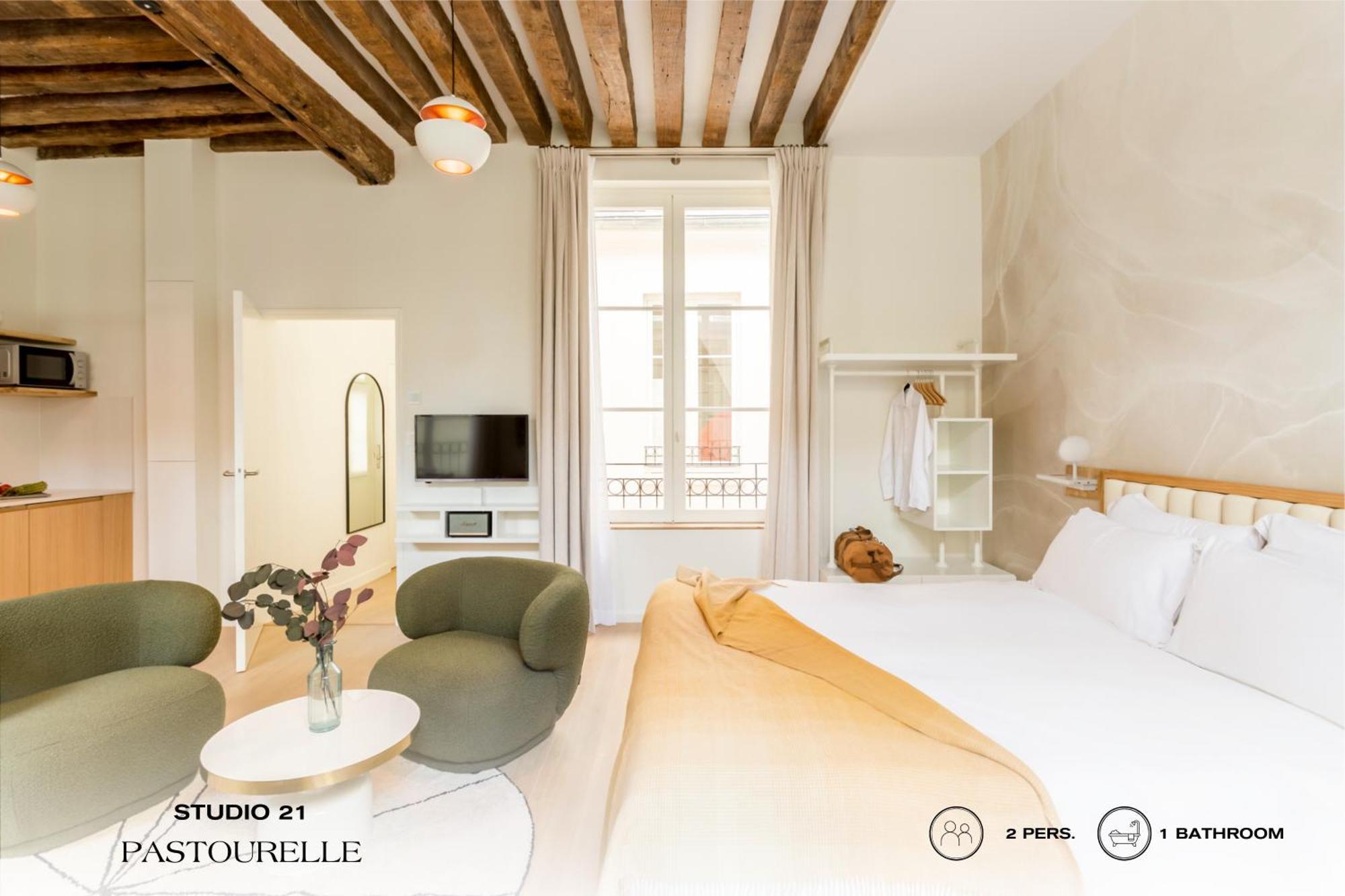 Beauquartier - Marais, Pastourelle Leilighet Paris Eksteriør bilde