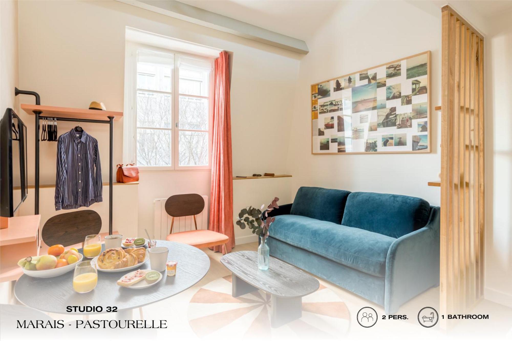 Beauquartier - Marais, Pastourelle Leilighet Paris Eksteriør bilde