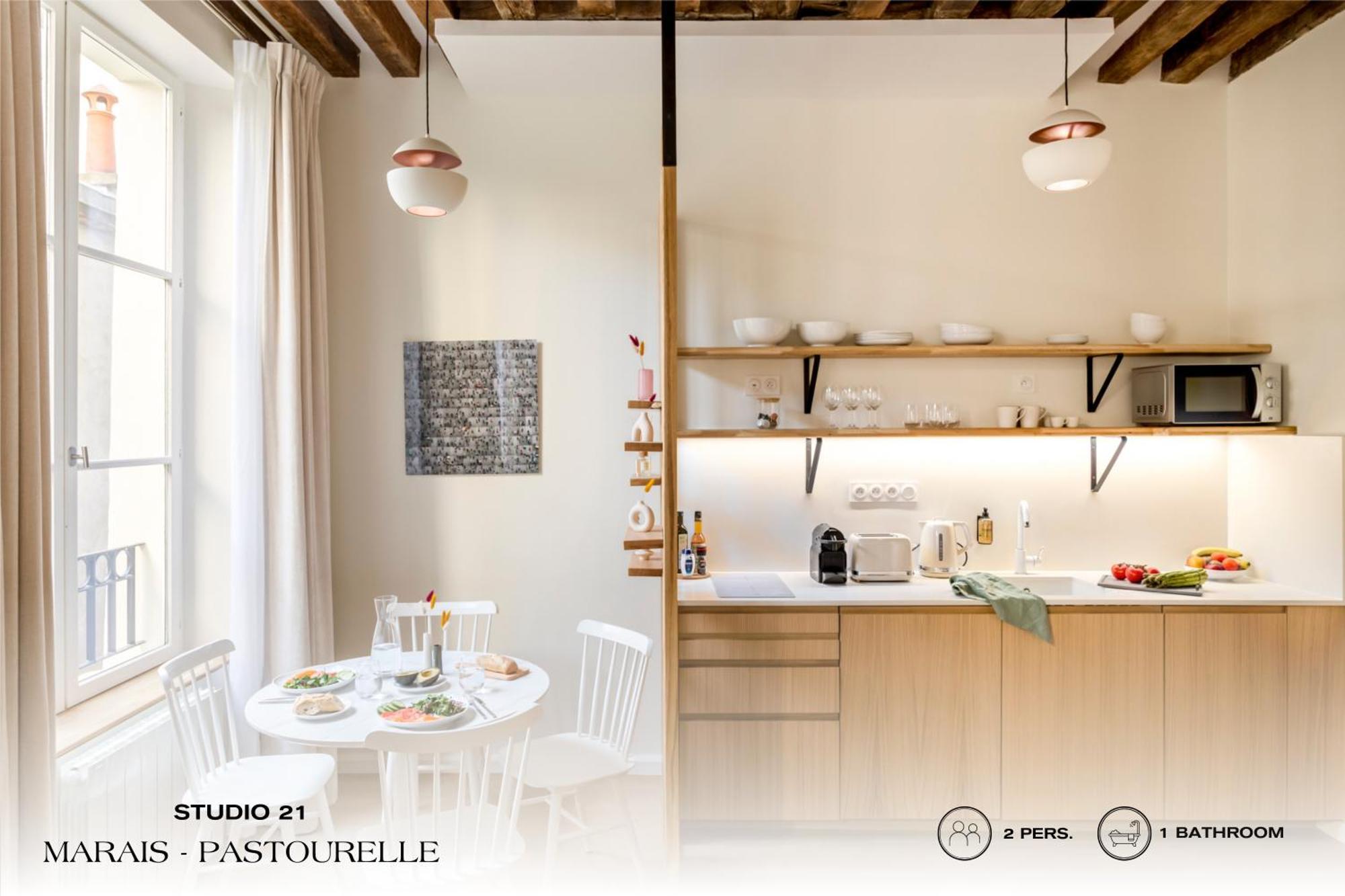 Beauquartier - Marais, Pastourelle Leilighet Paris Eksteriør bilde