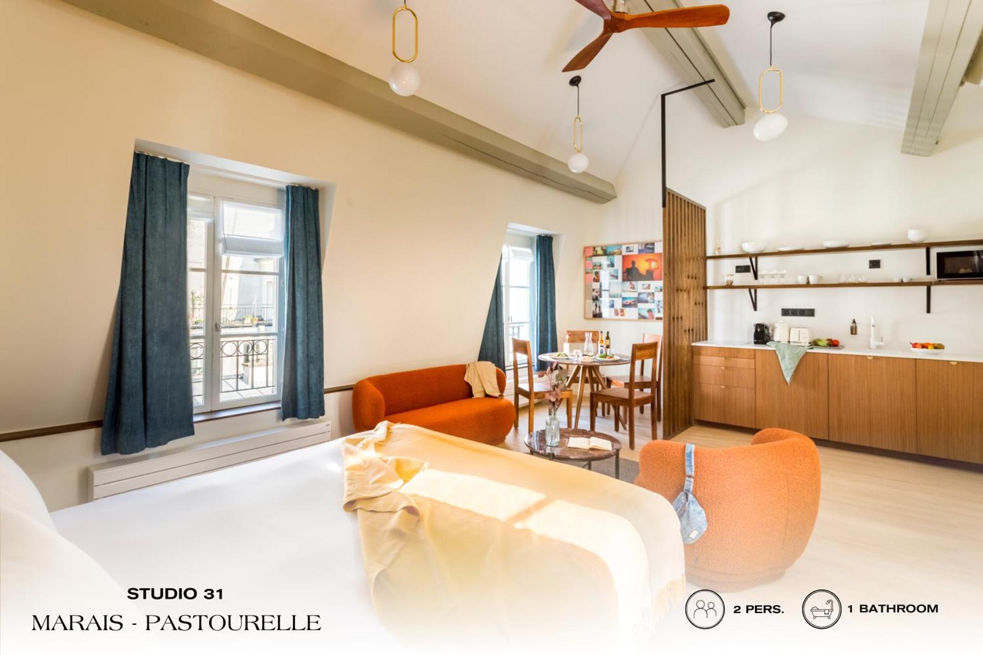 Beauquartier - Marais, Pastourelle Leilighet Paris Eksteriør bilde