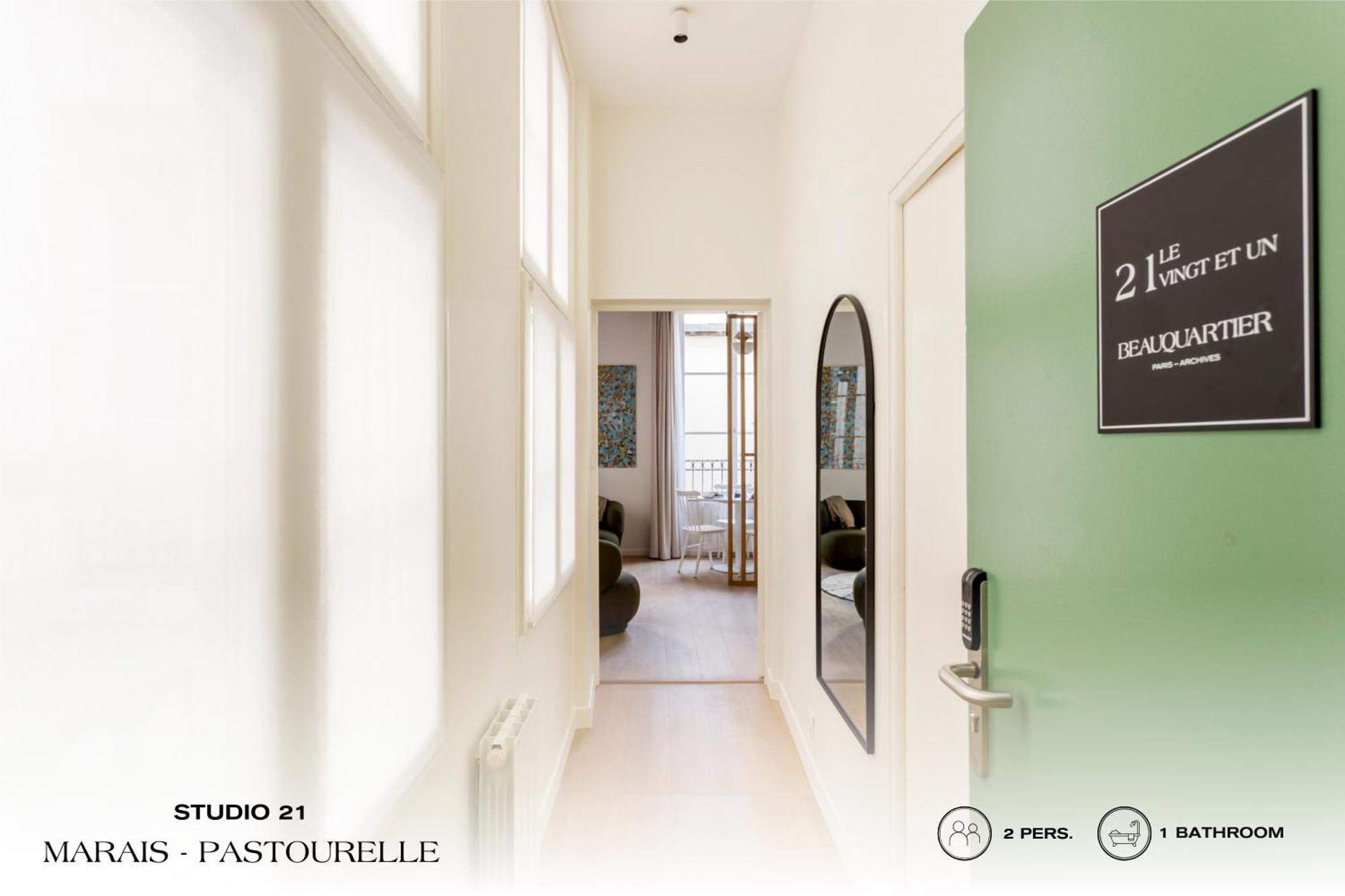 Beauquartier - Marais, Pastourelle Leilighet Paris Eksteriør bilde