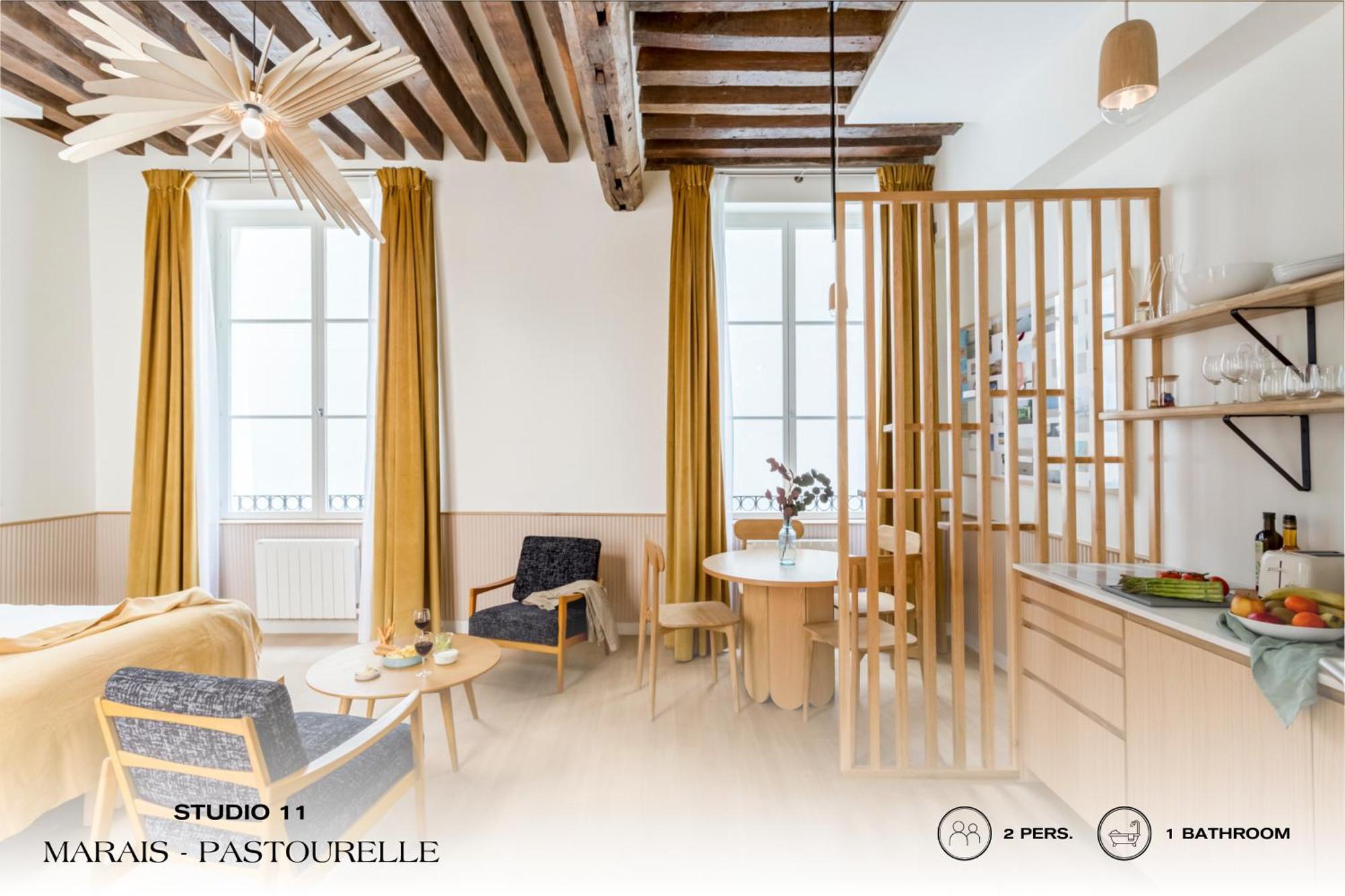 Beauquartier - Marais, Pastourelle Leilighet Paris Eksteriør bilde