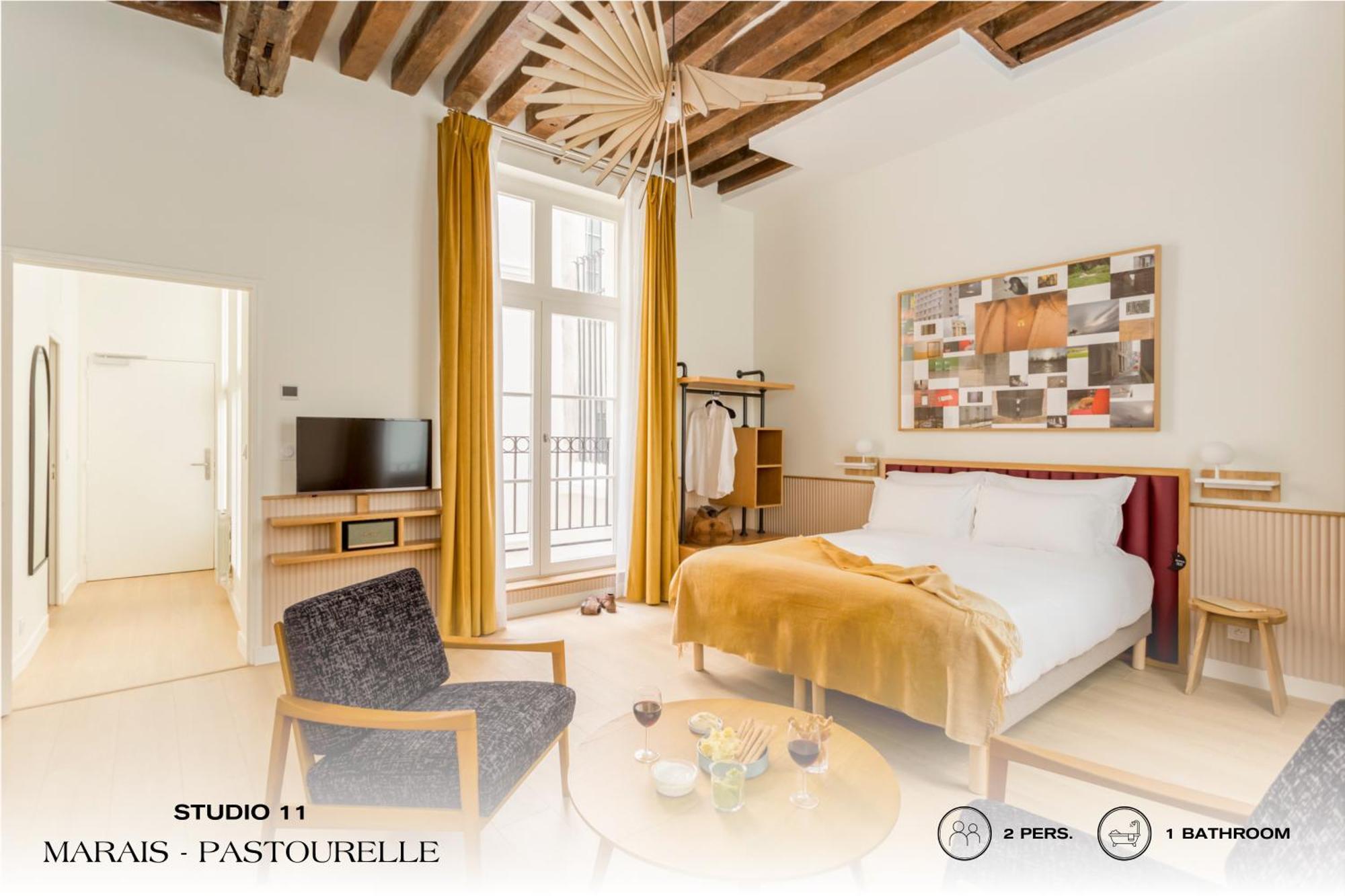 Beauquartier - Marais, Pastourelle Leilighet Paris Eksteriør bilde