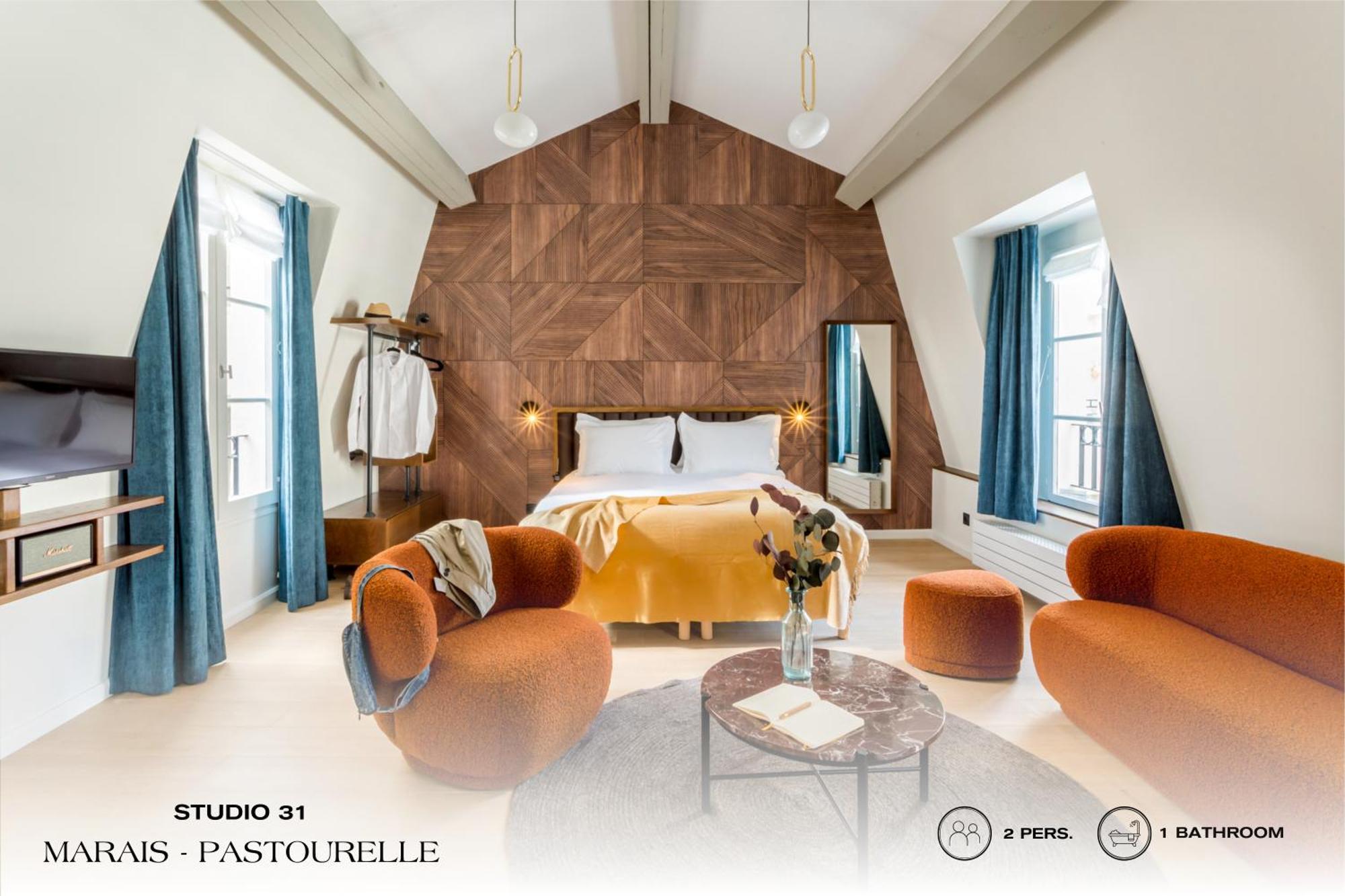 Beauquartier - Marais, Pastourelle Leilighet Paris Eksteriør bilde