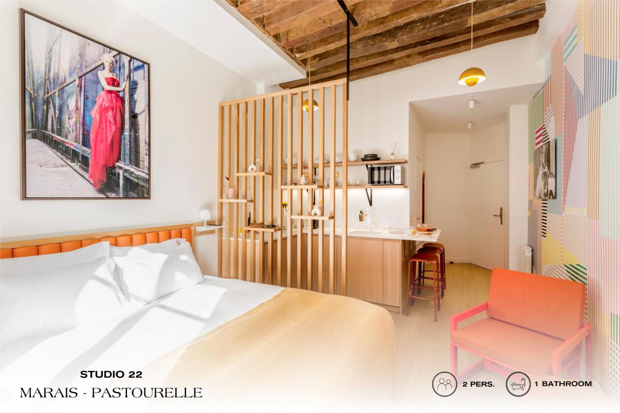 Beauquartier - Marais, Pastourelle Leilighet Paris Eksteriør bilde