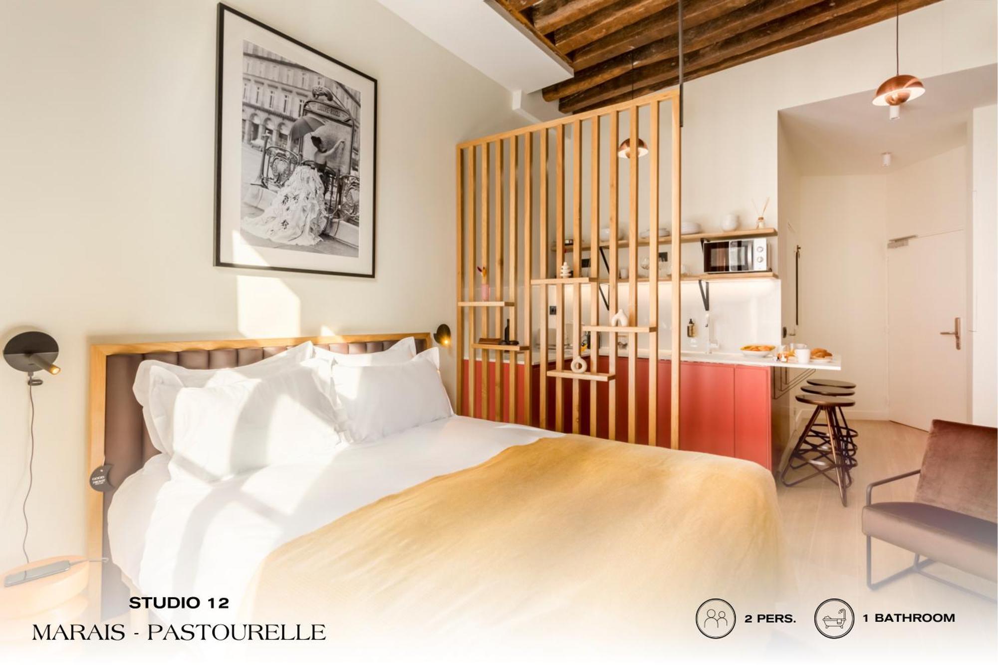 Beauquartier - Marais, Pastourelle Leilighet Paris Eksteriør bilde
