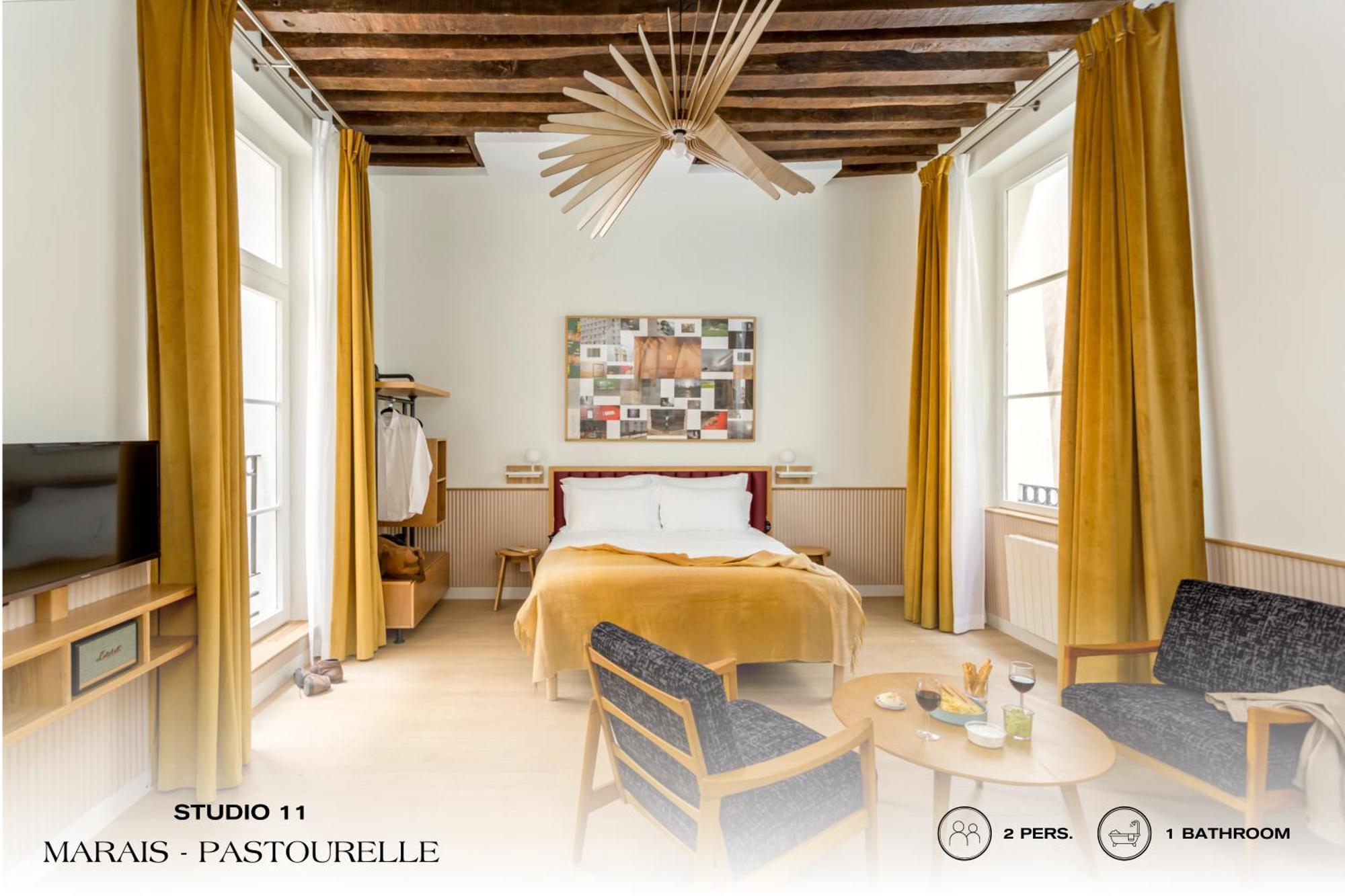 Beauquartier - Marais, Pastourelle Leilighet Paris Eksteriør bilde