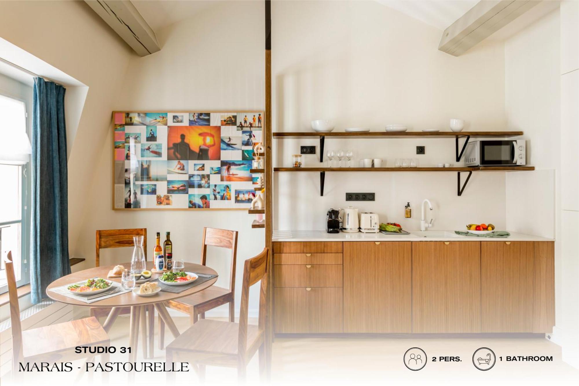 Beauquartier - Marais, Pastourelle Leilighet Paris Eksteriør bilde