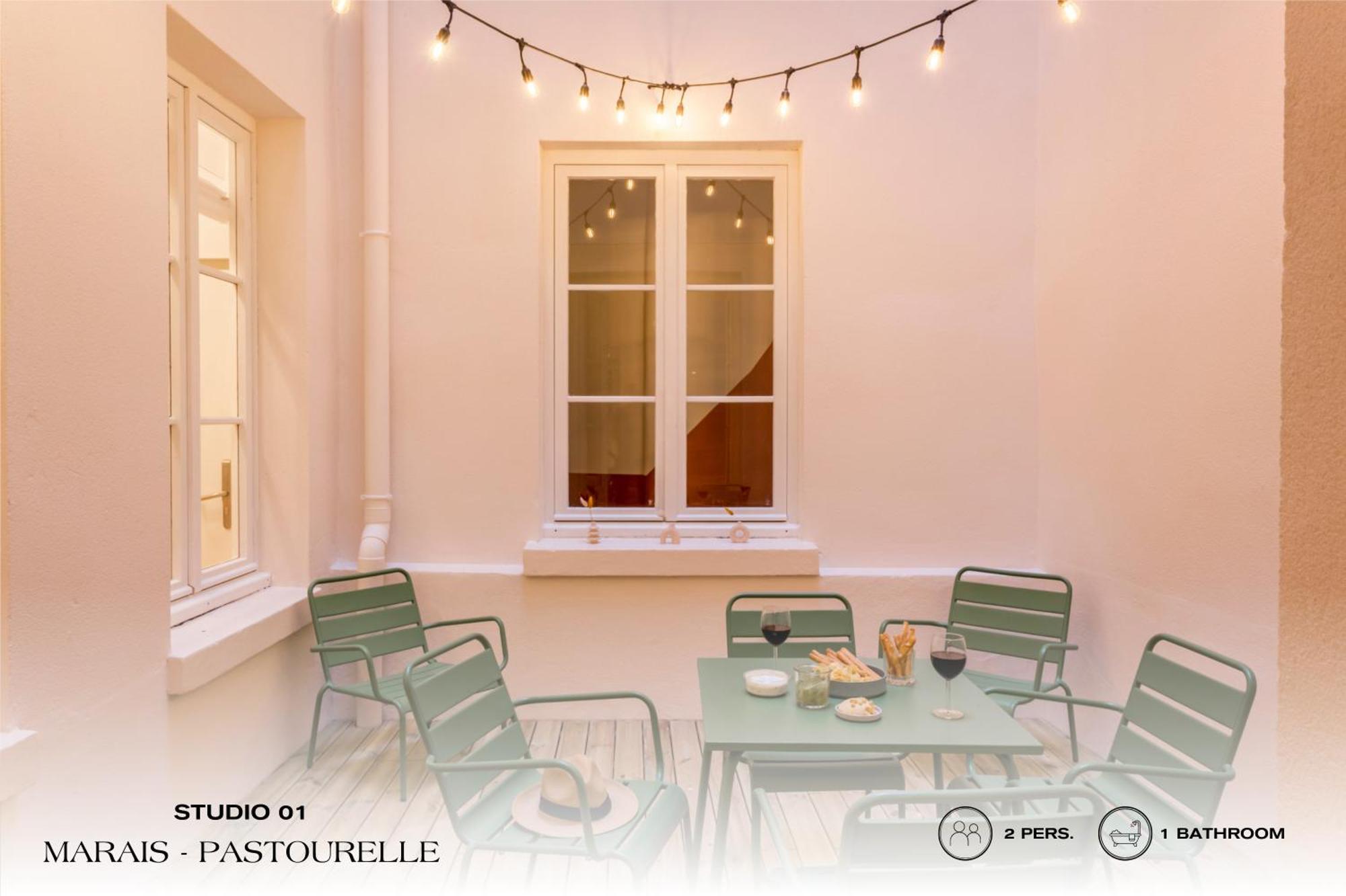 Beauquartier - Marais, Pastourelle Leilighet Paris Eksteriør bilde